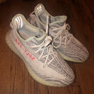 Yeezys 350 Blue tint